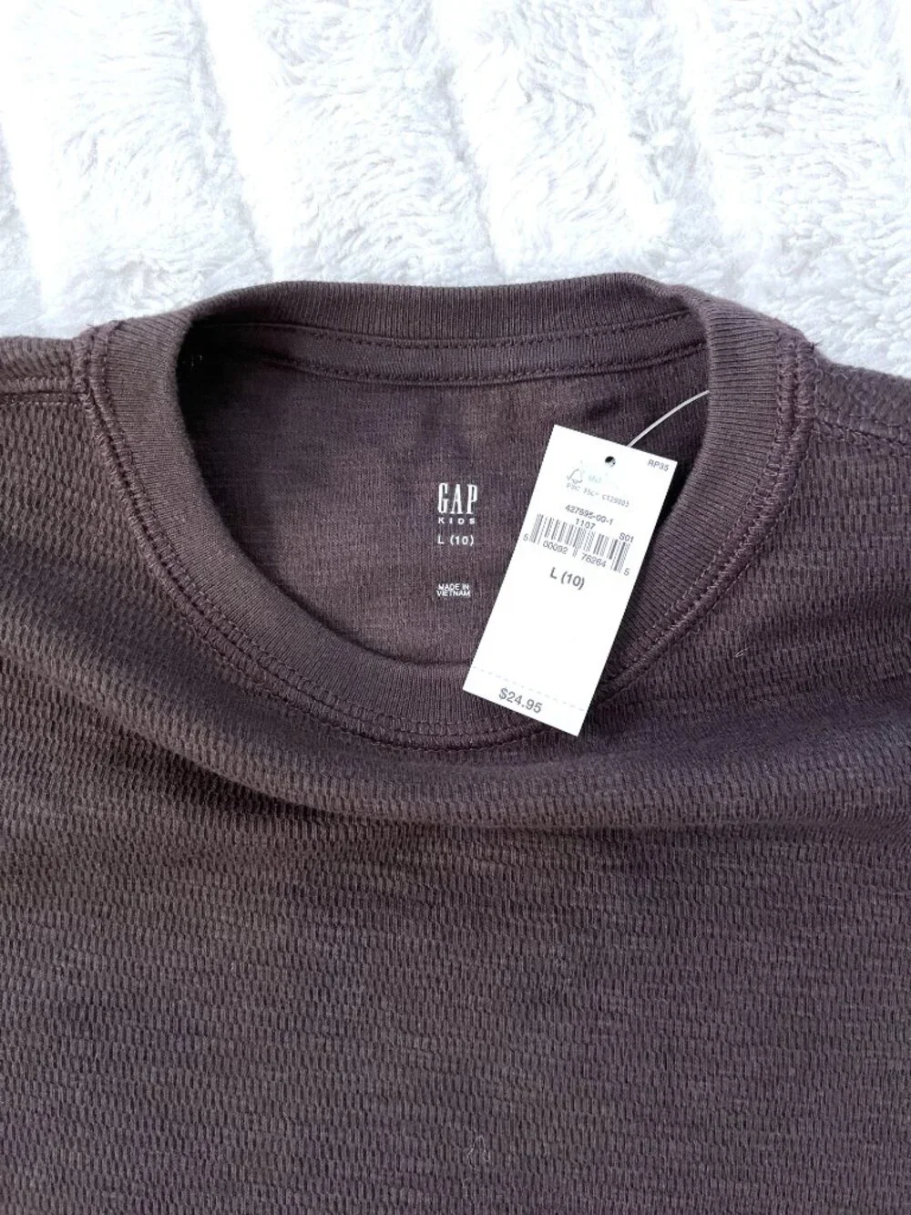 NWT Boys GAP Shirt (Brown) L / 10